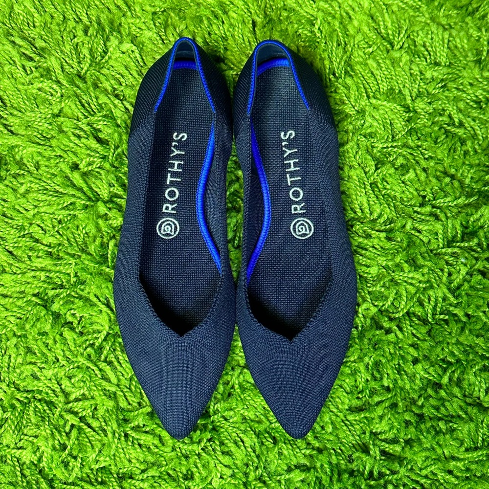 Rothy's Navy Blue Flats